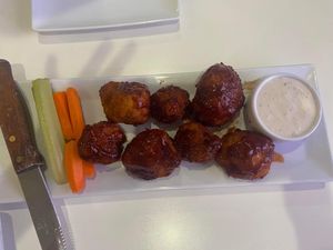 BBQ starters  at The Modern Vegan in Las Vegas