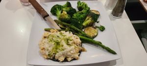 Portobello steak at The Modern Vegan in Las Vegas