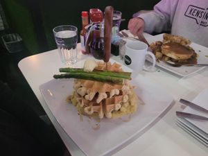 Chikn & waffles at The Modern Vegan in Las Vegas