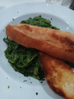 Truffle Kale Pesto Pasta at The Modern Vegan in Las Vegas