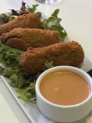 Jalapeño poppers!!  at The Modern Vegan in Las Vegas