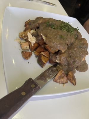 biscuits and gravyy  at The Modern Vegan in Las Vegas