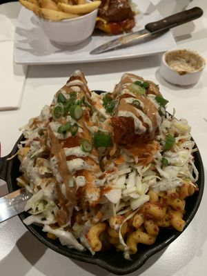 Chick’n Mac and Cheese was so sold and so much food    at The Modern Vegan in Las Vegas