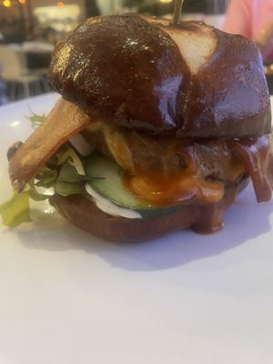 Cowboy Burger  at The Modern Vegan in Las Vegas