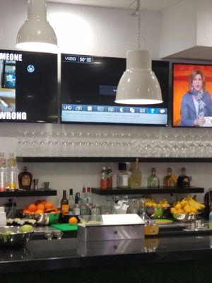 Beautiful bar at The Modern Vegan in Las Vegas