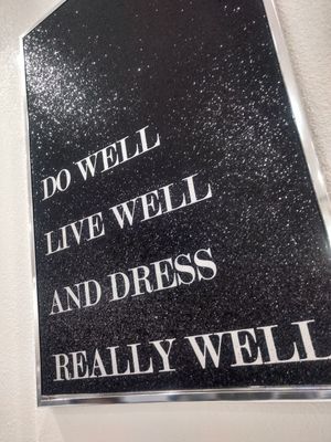 Kinda sums up the place. at The Modern Vegan in Las Vegas