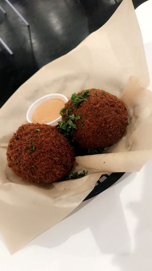 Them Deep Fries Balls  at The Modern Vegan in Las Vegas