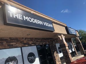 Modern it is  at The Modern Vegan in Las Vegas