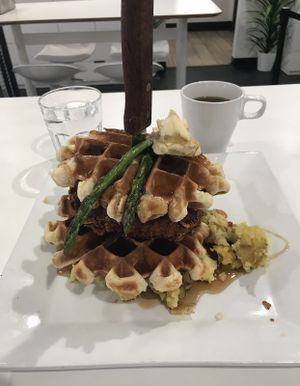 Chik’n & Waffles at The Modern Vegan in Las Vegas