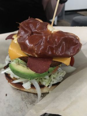 Burger  at The Modern Vegan in Las Vegas