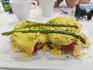 Eggs benny! at The Modern Vegan in Las Vegas