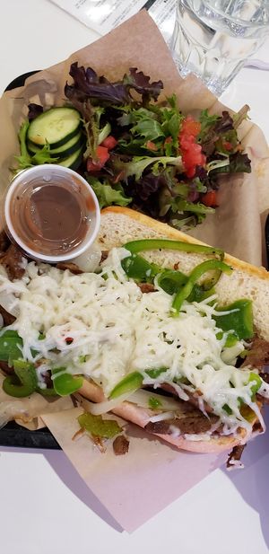 Philly cheese steak at The Modern Vegan in Las Vegas