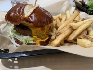 The BFF burger  at The Modern Vegan in Las Vegas