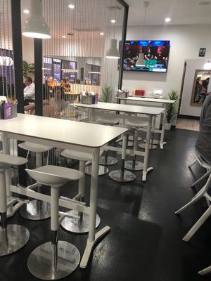 Dinning area  at The Modern Vegan in Las Vegas