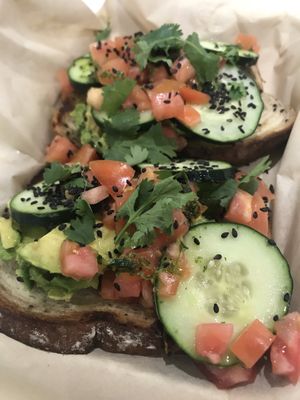 Avocado Toast at The Modern Vegan in Las Vegas