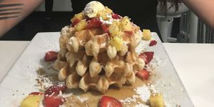 Athena Waffles at The Modern Vegan in Las Vegas