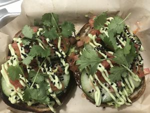 Avocado toast  at The Modern Vegan in Las Vegas