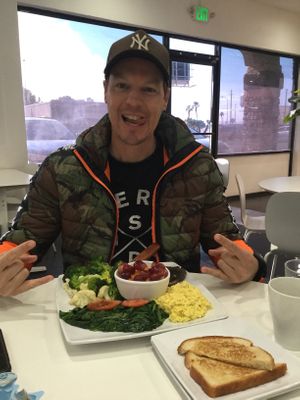 Size of meal at The Modern Vegan in Las Vegas