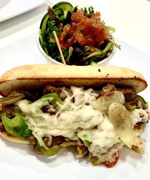Philly Cheesesteak at The Modern Vegan in Las Vegas