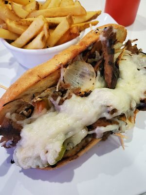 Philly Cheesesteak at The Modern Vegan in Las Vegas