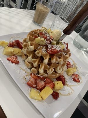 Athena Waffles at The Modern Vegan in Las Vegas