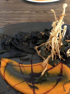 Mushroom ravioli  at Billy & Lucy in Fitzroy