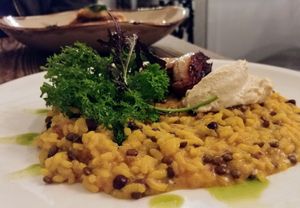 Saffron creamed rice at Billy & Lucy in Fitzroy