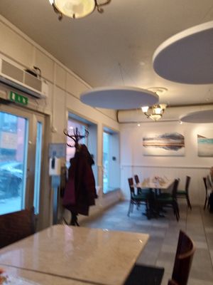 Interior at Kafe Nord Vest in Hammerfest