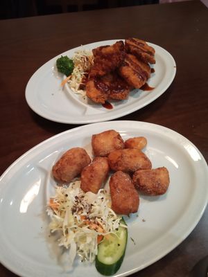 Soy neat and cutlet at Ren - Nakagyo Ward in Kyoto