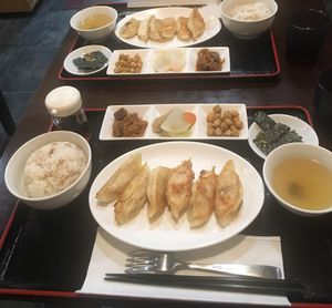Dumpling set at Ren - Nakagyo Ward in Kyoto