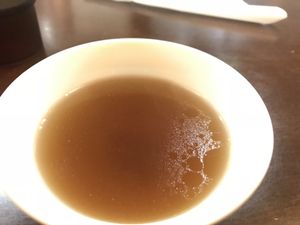 Free soup at Ren - Nakagyo Ward in Kyoto