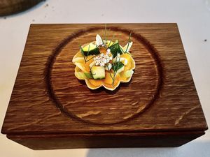 Vegetarian / Vegan tasting menu from July 2021.  at Pollen Street Social in London