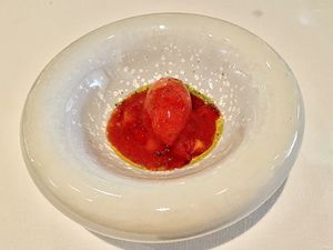 Vegetarian / Vegan tasting menu from July 2021.  at Pollen Street Social in London
