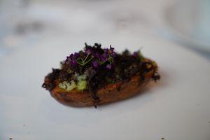 Jersey potato  at Pollen Street Social in London