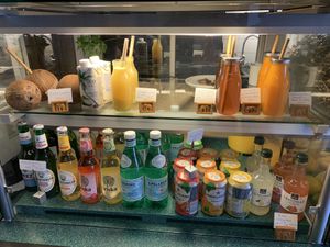 drinks inside  at Yoga Bar in Lund