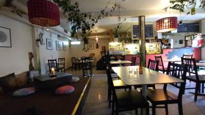 Nice interior at Yoga Bar in Lund