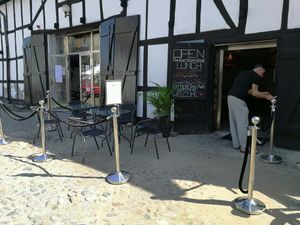 Uteservering at Yoga Bar in Lund