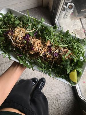 The raw Pad Thai at Yoga Bar in Lund