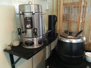 Free coffee at Yoga Bar in Lund