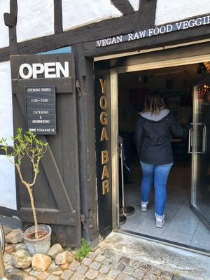A great entrance  at Yoga Bar in Lund