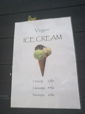 Ice cream at Yoga Bar in Lund