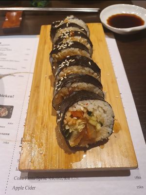 Vegan kimbap at Cro.K in Zagreb