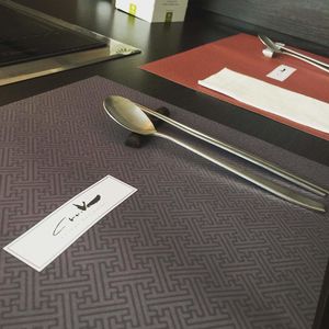 The table set up at Cro.K in Zagreb