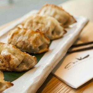 Dish Mandu dumpling at Cro.K in Zagreb