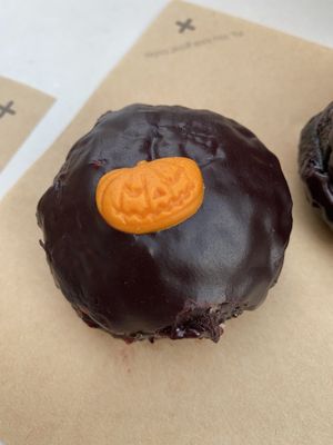 Halloween Dough Bite  at Crosstown Doughnuts Vegan in London