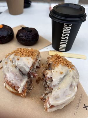   at Crosstown Doughnuts Vegan in London