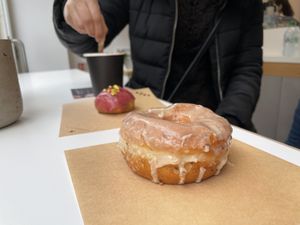 Donut  at Crosstown Doughnuts Vegan in London