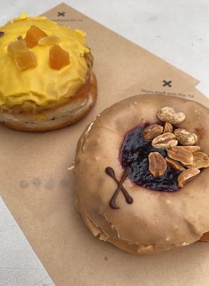   at Crosstown Doughnuts Vegan in London
