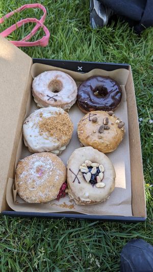  at Crosstown Doughnuts Vegan in London