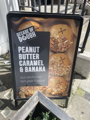   at Crosstown Doughnuts Vegan in London